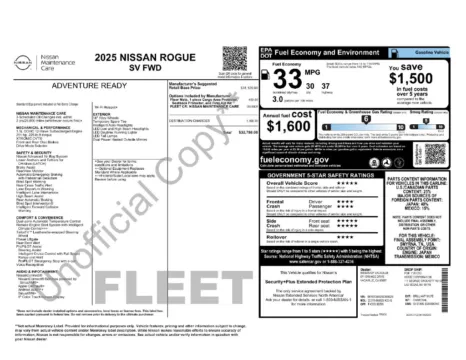 Photos of 2025 Nissan Rogue SV for sale in Mansfield, OH at Clement Supercenter Ohio