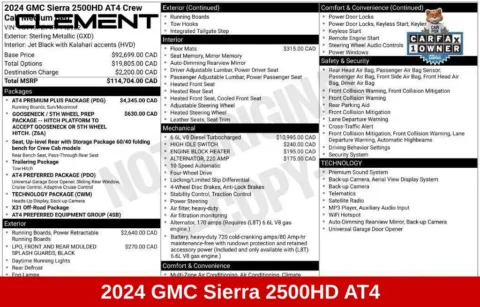 More photos of 2024 GMC Sierra 2500 HD AT4 at Clement Supercenter Ohio, OH