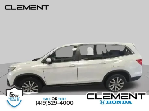 White 2021 Honda Pilot EX-L for sale in Mansfield, OH