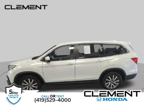 White 2021 Honda Pilot EX-L for sale in Mansfield, OH