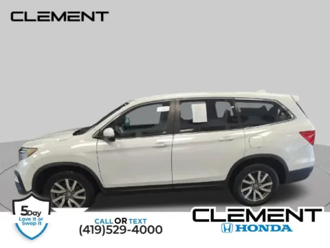 White 2021 Honda Pilot EX-L for sale in Mansfield, OH