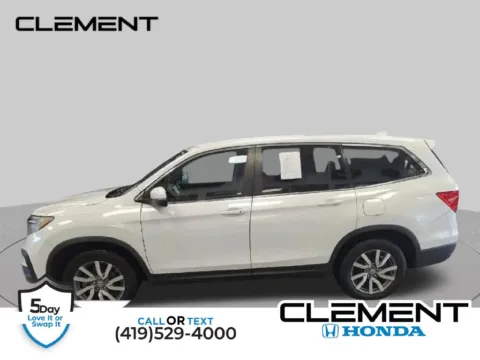 White 2021 Honda Pilot EX-L for sale in Mansfield, OH