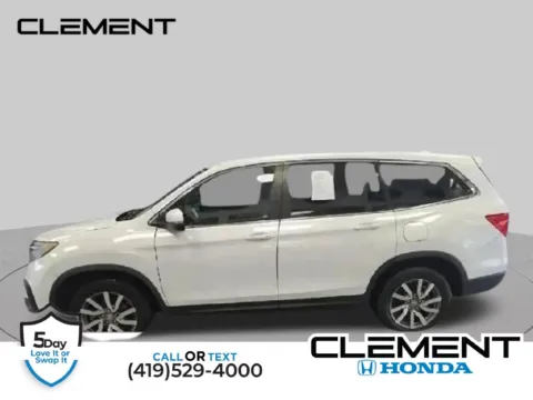 White 2021 Honda Pilot EX-L for sale in Mansfield, OH