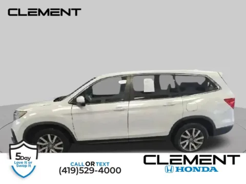 White 2021 Honda Pilot EX-L for sale in Mansfield, OH