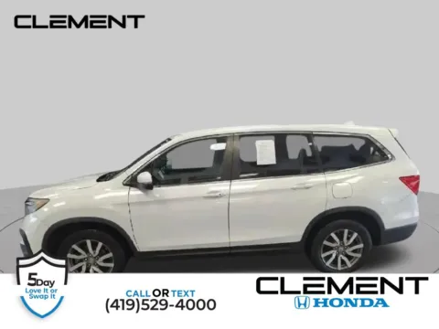 White 2021 Honda Pilot EX-L for sale in Mansfield, OH