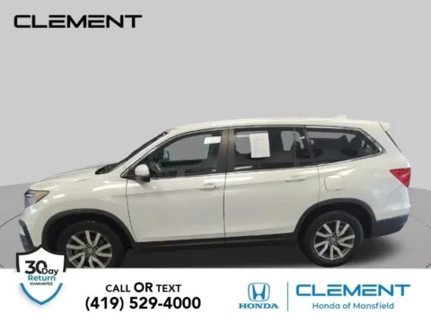 White 2021 Honda Pilot EX-L for sale in Mansfield, OH