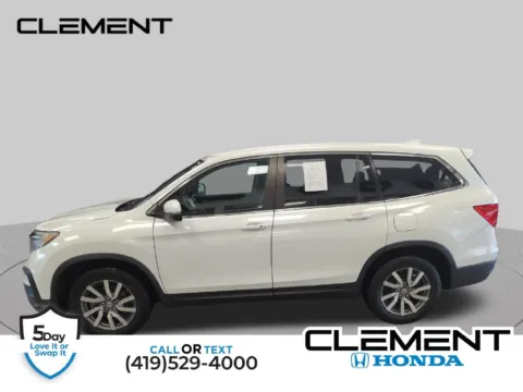 White 2021 Honda Pilot EX-L for sale in Mansfield, OH