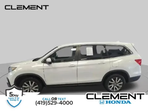 White 2021 Honda Pilot EX-L for sale in Mansfield, OH