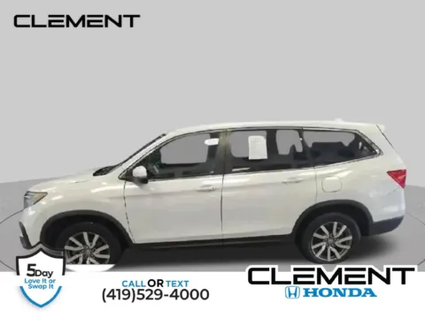 White 2021 Honda Pilot EX-L for sale in Mansfield, OH