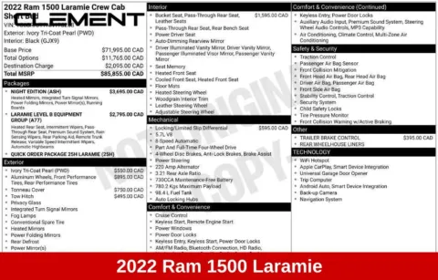 More photos of 2022 Ram 1500 Laramie at Clement Supercenter Ohio, OH