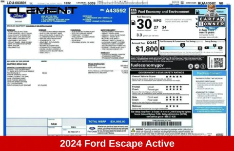 More photos of 2024 Ford Escape Active at Clement Supercenter Ohio, OH