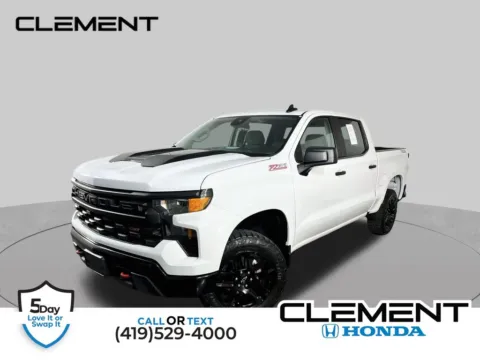 White 2025 Chevrolet Silverado 1500 Custom Trail Boss for sale in Mansfield, OH