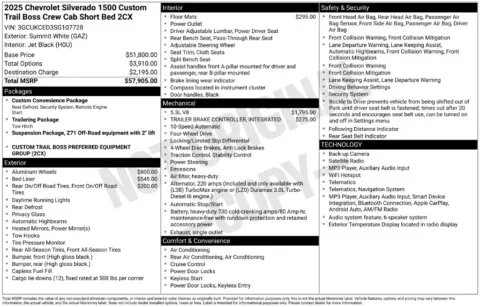 Photos of 2025 Chevrolet Silverado 1500 Custom Trail Boss for sale in Mansfield, OH at Clement Supercenter Ohio