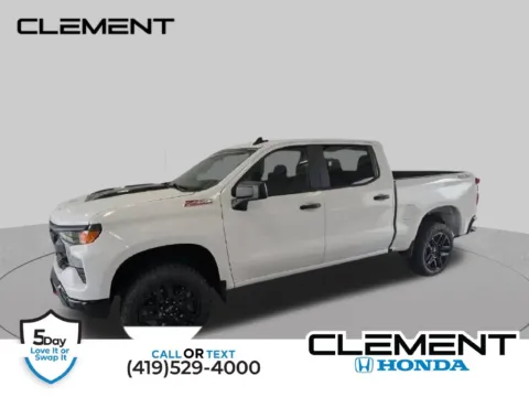 White 2025 Chevrolet Silverado 1500 Custom Trail Boss for sale in Mansfield, OH
