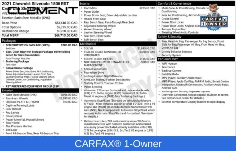Another view of 2021 Chevrolet Silverado 1500 RST for sale in Mansfield, OH at Clement Supercenter Ohio