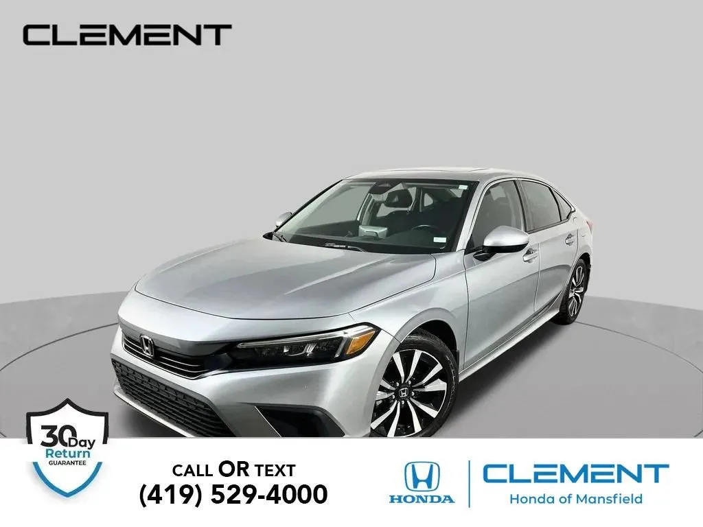 Silver 2022 Honda Civic EX for sale in Mansfield, OH