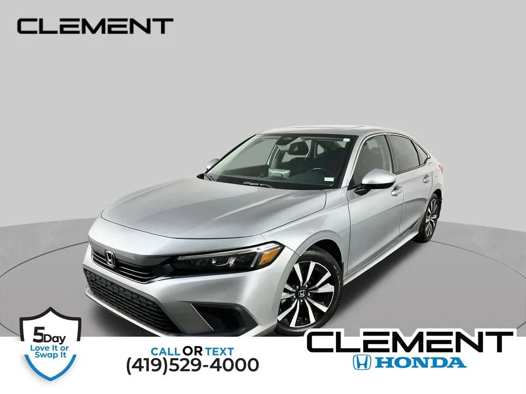 Silver 2022 Honda Civic EX for sale in Mansfield, OH