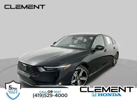 Black 2024 Honda Accord Hybrid Sport for sale in Mansfield, OH