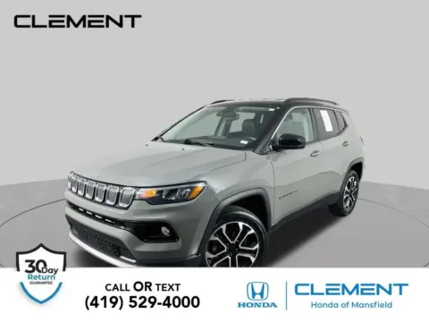 Gray 2022 Jeep Compass Limited for sale in Mansfield, OH