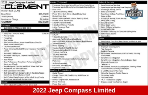 More photos of 2022 Jeep Compass Limited at Clement Supercenter Ohio, OH