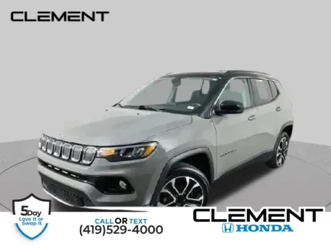 Gray 2022 Jeep Compass Limited for sale in Mansfield, OH