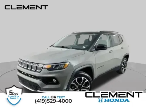 Gray 2022 Jeep Compass Limited for sale in Mansfield, OH