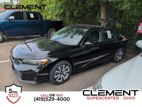 Black 2026 Honda Civic LX for sale in Mansfield, OH