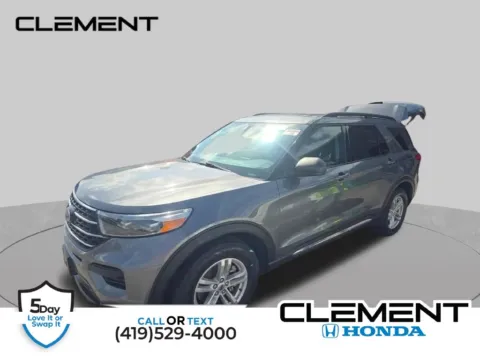 Gray 2022 Ford Explorer XLT for sale in Mansfield, OH
