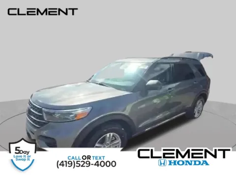 Gray 2022 Ford Explorer XLT for sale in Mansfield, OH