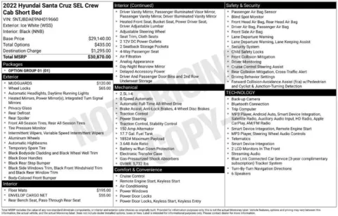 Photos of 2022 Hyundai Santa Cruz SEL for sale in Mansfield, OH at Clement Supercenter Ohio