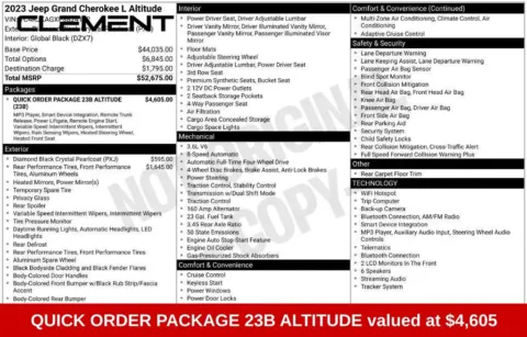 More photos of 2023 Jeep Grand Cherokee L Altitude at Clement Supercenter Ohio, OH