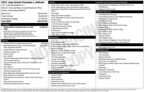 Photos of 2023 Jeep Grand Cherokee L Altitude for sale in Mansfield, OH at Clement Supercenter Ohio