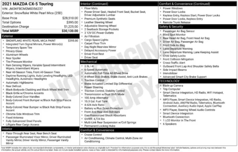 Photos of 2021 Mazda CX-5 Touring for sale in Mansfield, OH at Clement Supercenter Ohio