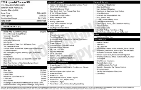 Photos of 2024 Hyundai Tucson SEL for sale in Mansfield, OH at Clement Supercenter Ohio
