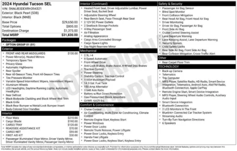 Photos of 2024 Hyundai Tucson SEL for sale in Mansfield, OH at Clement Supercenter Ohio