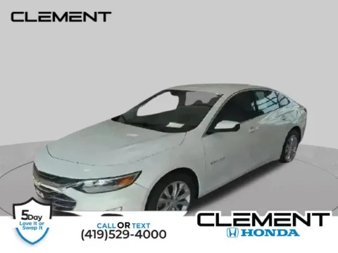 White 2023 Chevrolet Malibu LT for sale in Mansfield, OH