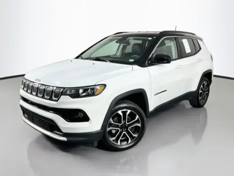 White 2022 Jeep Compass Limited for sale in Mansfield, OH