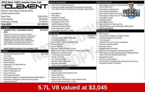 More photos of 2023 Ram 1500 Laramie at Clement Supercenter Ohio, OH