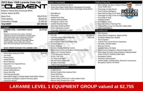 More photos of 2023 Ram 1500 Laramie at Clement Supercenter Ohio, OH