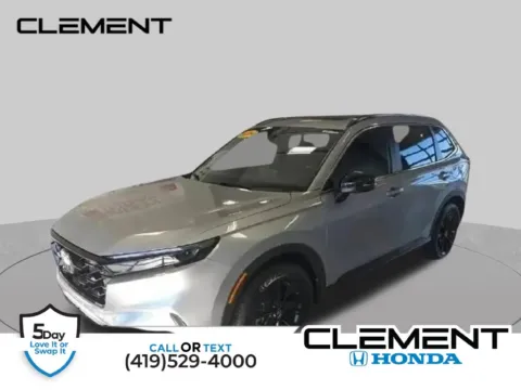 Silver 2024 Honda CR-V Hybrid Sport for sale in Mansfield, OH