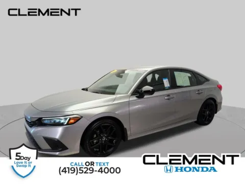 Silver 2024 Honda Civic Sport for sale in Mansfield, OH