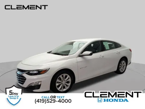 White 2024 Chevrolet Malibu LT for sale in Mansfield, OH