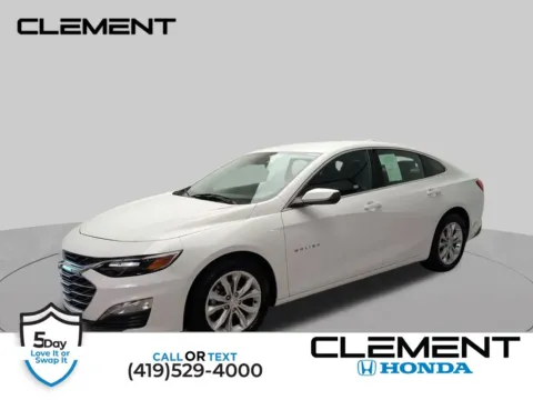 White 2024 Chevrolet Malibu LT for sale in Mansfield, OH