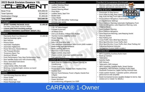 Another view of 2023 Buick Envision Essence for sale in Mansfield, OH at Clement Supercenter Ohio