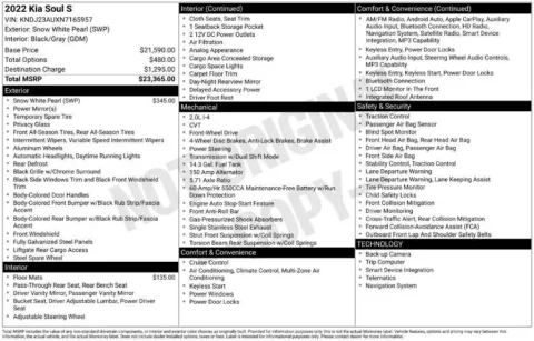 Photos of 2022 Kia Soul S for sale in Mansfield, OH at Clement Supercenter Ohio