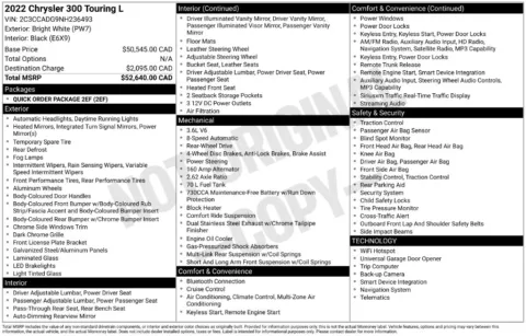 Photos of 2022 Chrysler 300 Touring for sale in Mansfield, OH at Clement Supercenter Ohio