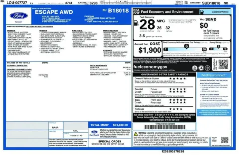 Photos of 2025 Ford Escape ST-Line for sale in Mansfield, OH at Clement Supercenter Ohio