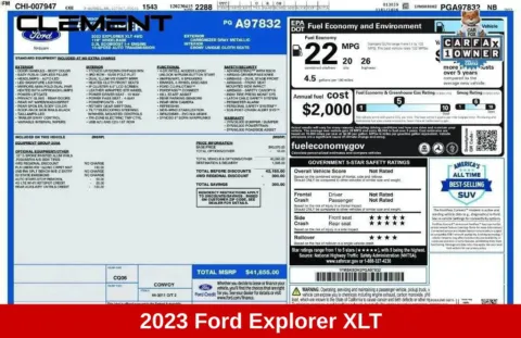 More photos of 2023 Ford Explorer XLT at Clement Supercenter Ohio, OH