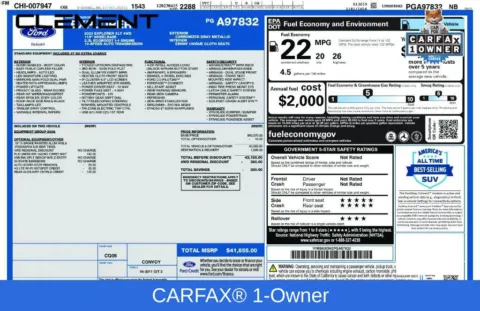 Another view of 2023 Ford Explorer XLT for sale in Mansfield, OH at Clement Supercenter Ohio