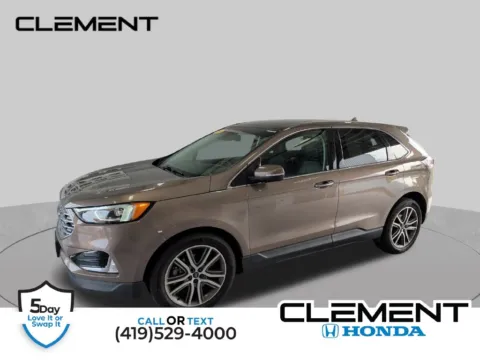 Gray 2019 Ford Edge Titanium for sale in Mansfield, OH
